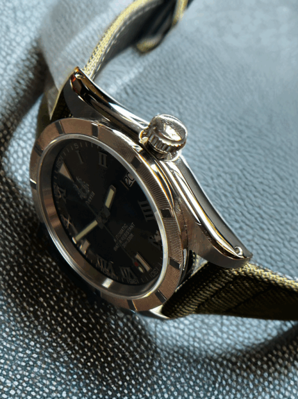 36mm Silver Sunburst Air King #240046 - Image 4