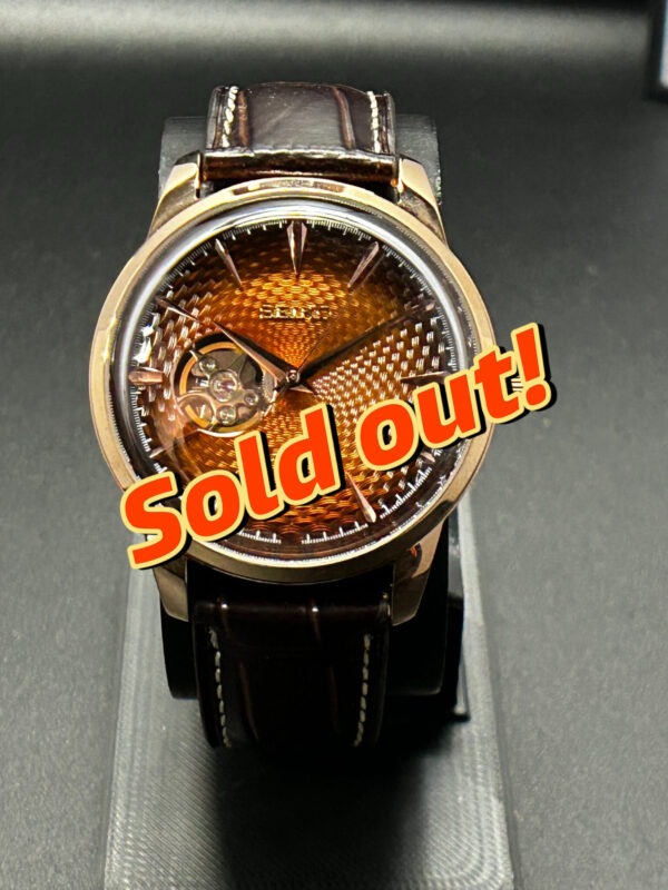 Rose Gold Open Heart Cocktail Automatic #250065