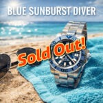 Blue Sunburst Diver Automatic #240055