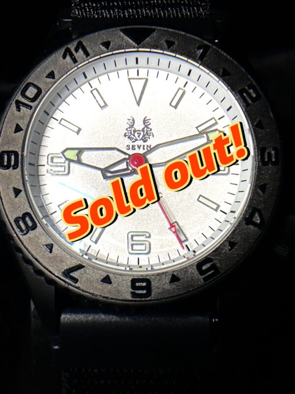 Sevin Silver Faced Quartz Diver #250070
