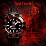 Red Devil-Automatic Diver NH35 #240014