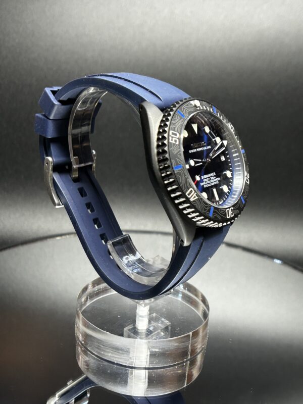 Blue Sunburst Carbon Fiber Sub #250078