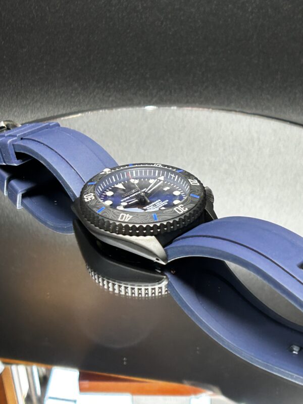 Blue Sunburst Carbon Fiber Sub #250078