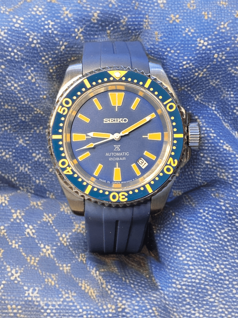 Blue and Yellow Prospex Diver #2500103