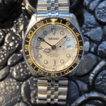 Seiko Yellow/Black GMT Automatic #2500105 - Image 4