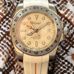 Seiko Polar White & Orange GMT Explorer Mod #2500110