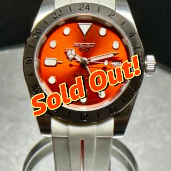 Seiko 5 Mod - Orange GMT