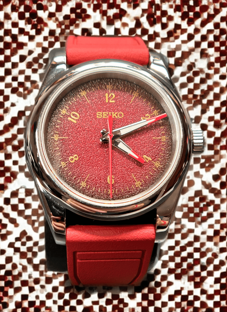 Seiko Maroon Red Automatic Watch #2500116