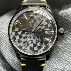 Seiko Black Geometric Presage Cocktail Mod #2500122