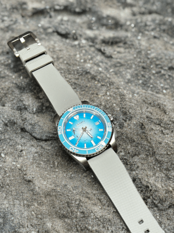 Seiko blue/white Tuna Fisher dial Mod #2500123 - Image 7