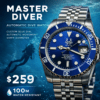 Sevin Blue Master Diver #2500119
