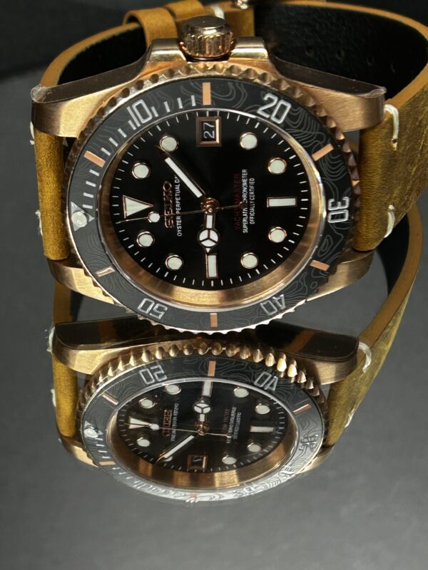 Seiko Rose Gold Yacht-Master Mod #2500113 - Image 5