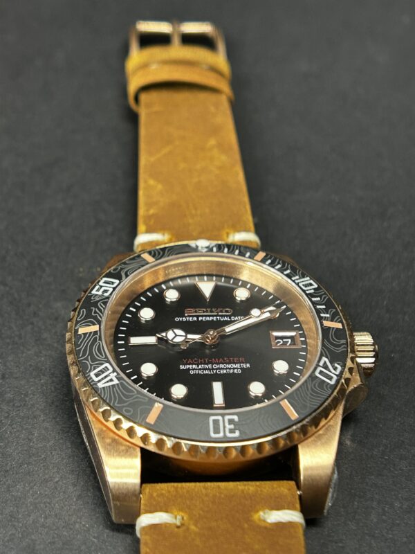 Seiko Rose Gold Yacht-Master Mod #2500113 - Image 7