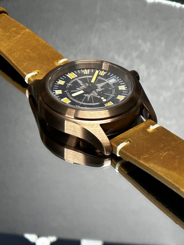 Sevin Compass Rose Brass tone Automatic Watch #2500125 - Image 7