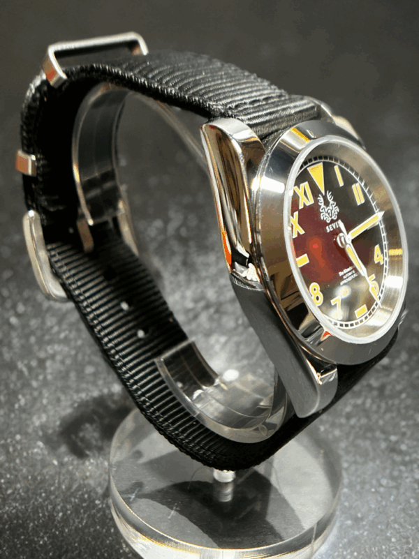 Sevin “The Woodsman” Black Field Watch- Automatic #2500127 - Image 5