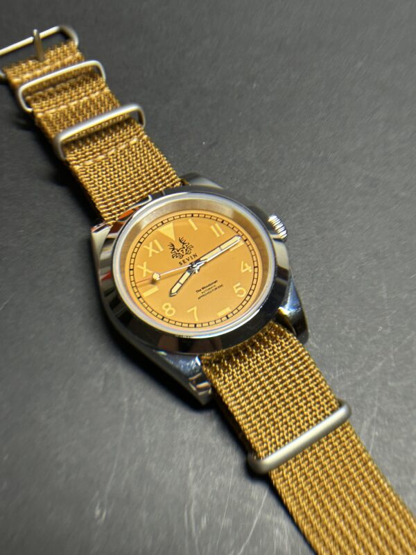 Sevin “The Woodsman” Tan Field Watch- Automatic #2500131 - Image 3