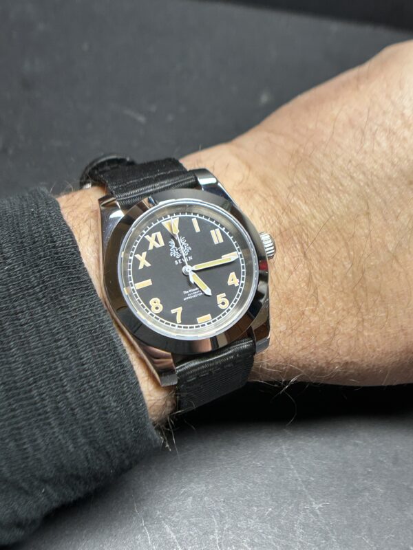 Sevin “The Woodsman” Black Field Watch- Automatic #2500127 - Image 7