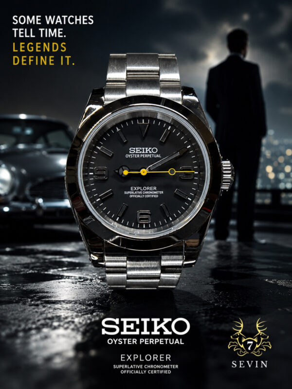 Seiko Oyster Perpetual Seiko Explorer Dial White Enamel Explorer 