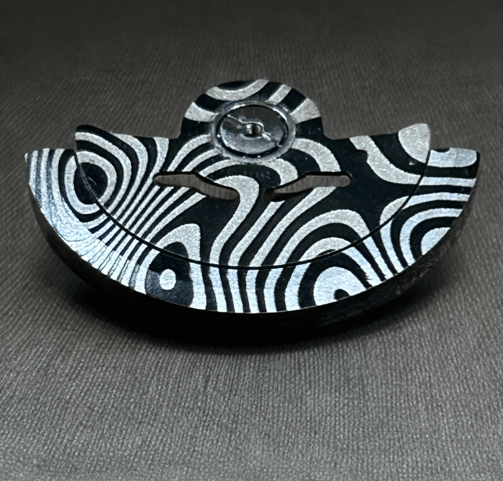 Custom NH Rotor - Black Topo design