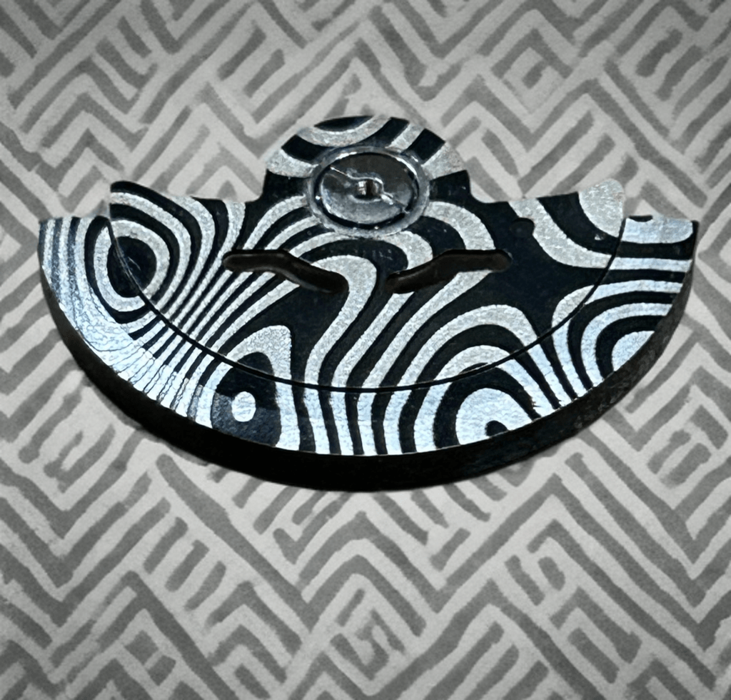 Custom NH Rotor - Black Topo design