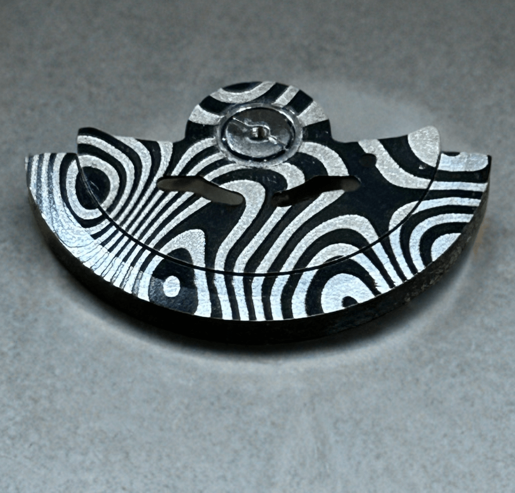 Custom NH Rotor - Black Topo design