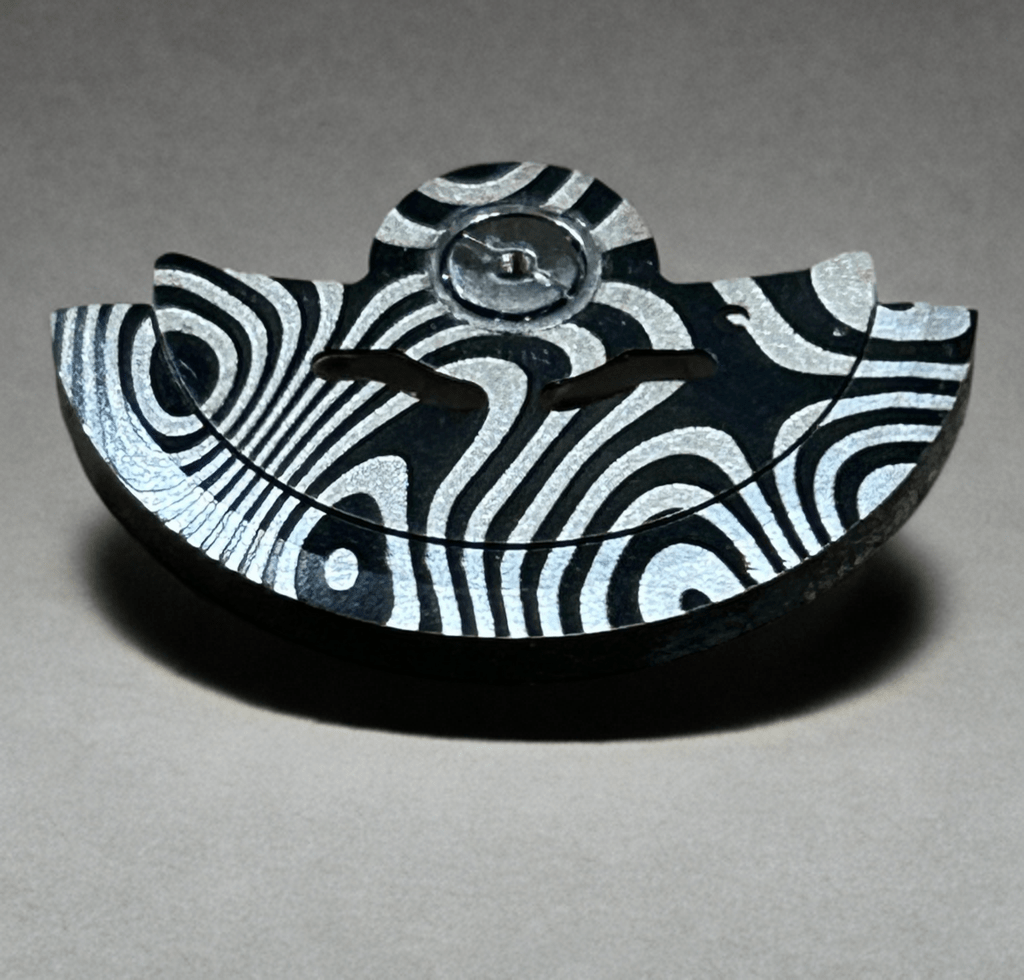 Custom NH Rotor - Black Topo design