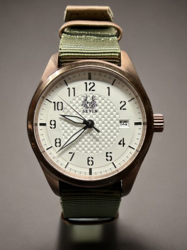 Sevin Customs Bronze/White Pilot Automatic