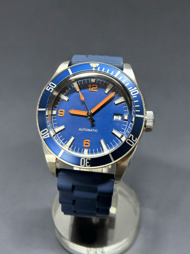 Sevin Blue/Orange Diver- sterile dial- Automatic