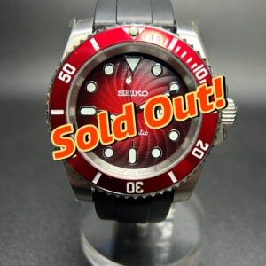 Seiko Red Guilloche Dial Mod- Automatic 2500168