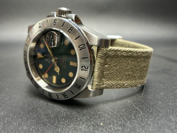 Sevin Green GMT with textured Dial-Automatic