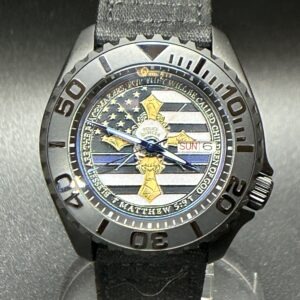 Custom POLICE-Blessed are the peacemakers- Automatic #250171