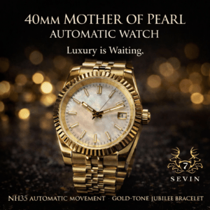 Mother of Pearl Gold Diver 40mm Automatic #250175
