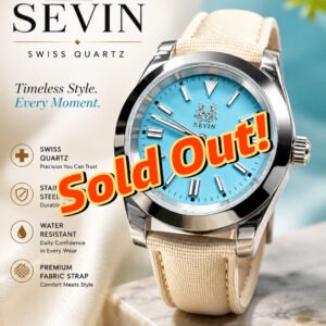 Baby Blue Swiss Quartz  #260056