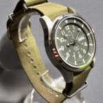 Sevin 40mm Automatic OD Green field watch #260058 - Image 3