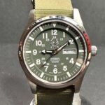 Sevin 40mm Automatic OD Green field watch #260058 - Image 9