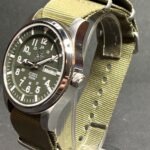 Sevin 40mm Automatic OD Green field watch #260058 - Image 5
